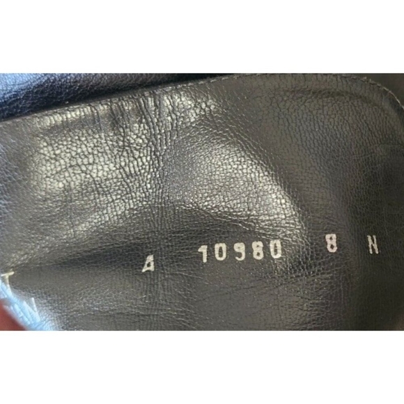 STUART WEITZMAN Leather Knee High Black Riding Boots Size 8 - Picture 13 of 15